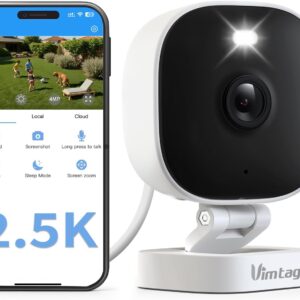 Vimtag 2.5K 4MP Outdoor Security Camera Wired