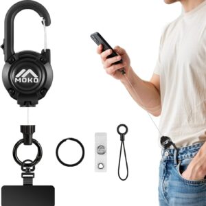 Steel Line Anti-Drop Phone Strap with Metal 360°