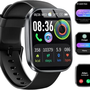 2026 AI Smart Watch Men Women Bluetooth