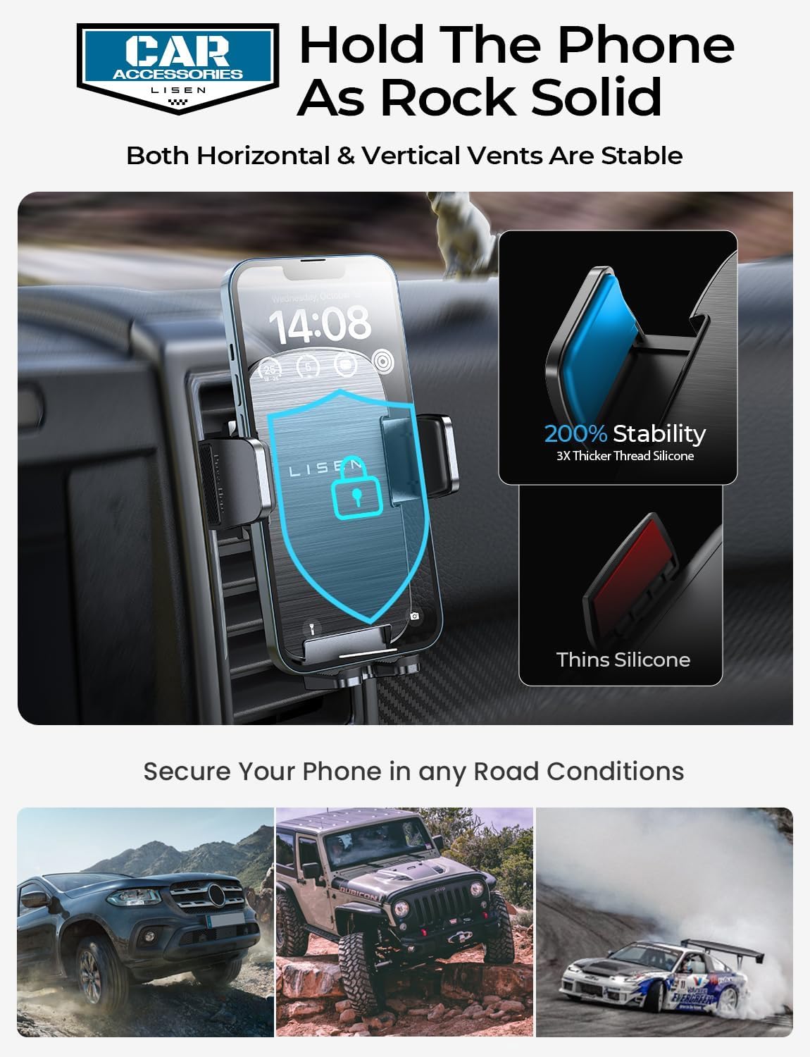 Car Phone Holder for Car Mobile Phone - Image 4