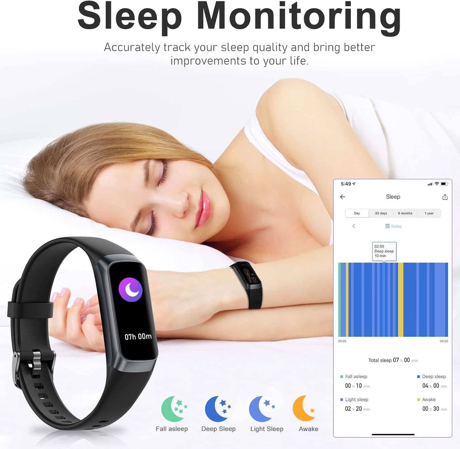 Fitness Tracker with 24/7 Heart Rate - Image 3